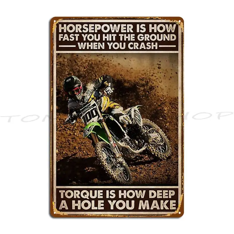 You Don T Stop Riding When You Get Old Men Dirt Bike Racing Poster Metal Signs Mural Pub Pub Club Iron Tin Sign Poster