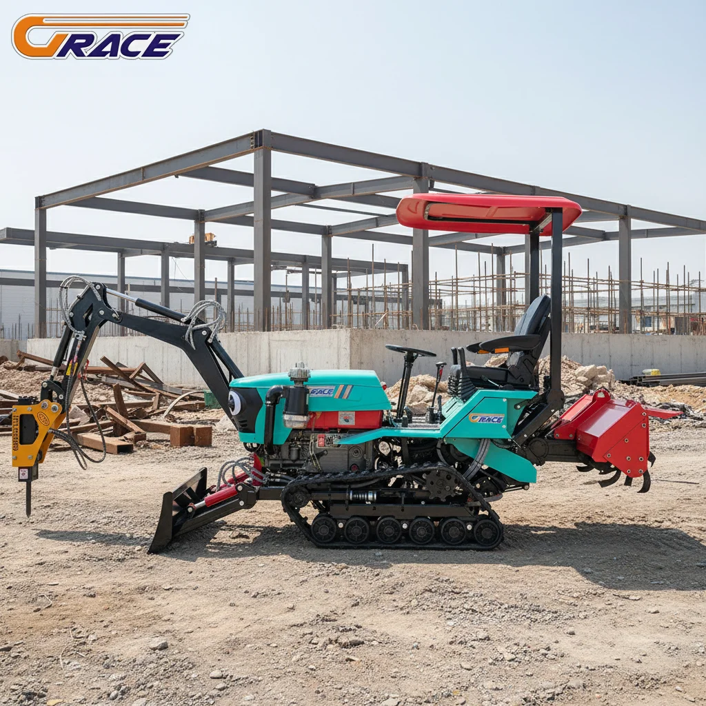 Customize Crawler Tractor With Anti-Slip Tracks Good Adaptability To Complex Terrain