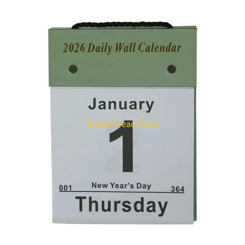 W89C 2026 Tear Off Calendar Office Organization Calendar Tearable Pages Calendar