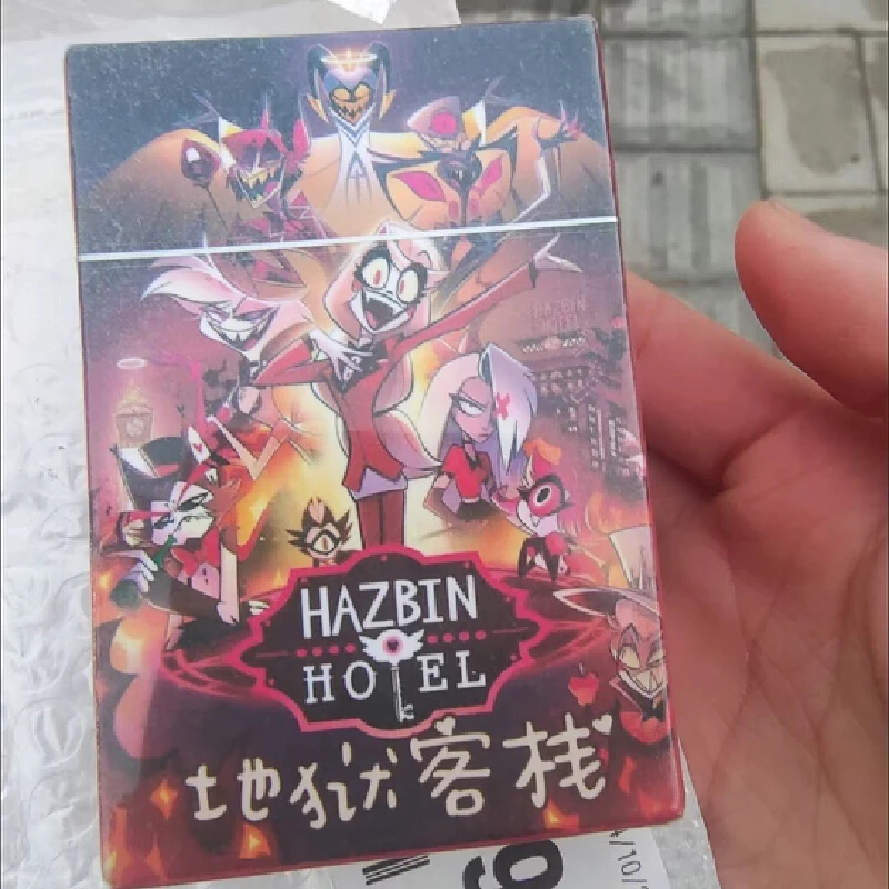 Spot 55pcs Hazbins Hotels Cards Charlie Morningstar Vaggie Alastor Anime Periphery Postcard Classic Toys Photo Gift Hot Sales
