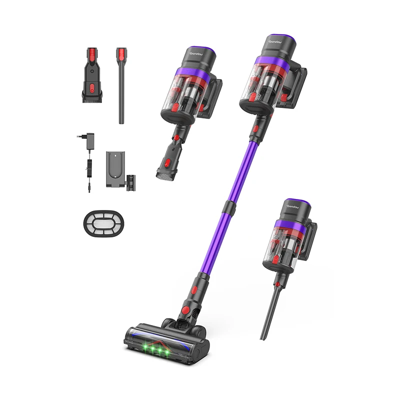 

Teendow V20 Strong Cordless Vacuum Cleaner For Home Handheld Cleaning Sweeper Headlight Floor