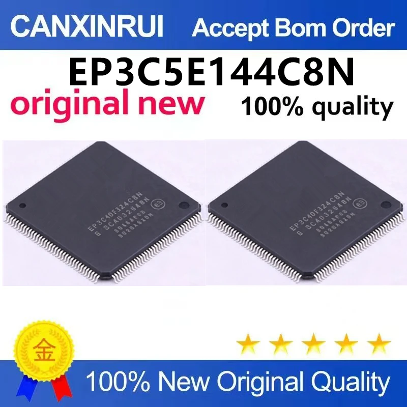 （5pcs-10pcs）Brand new original EP3C5E144C8N package QFP-144 programmable gate array logic