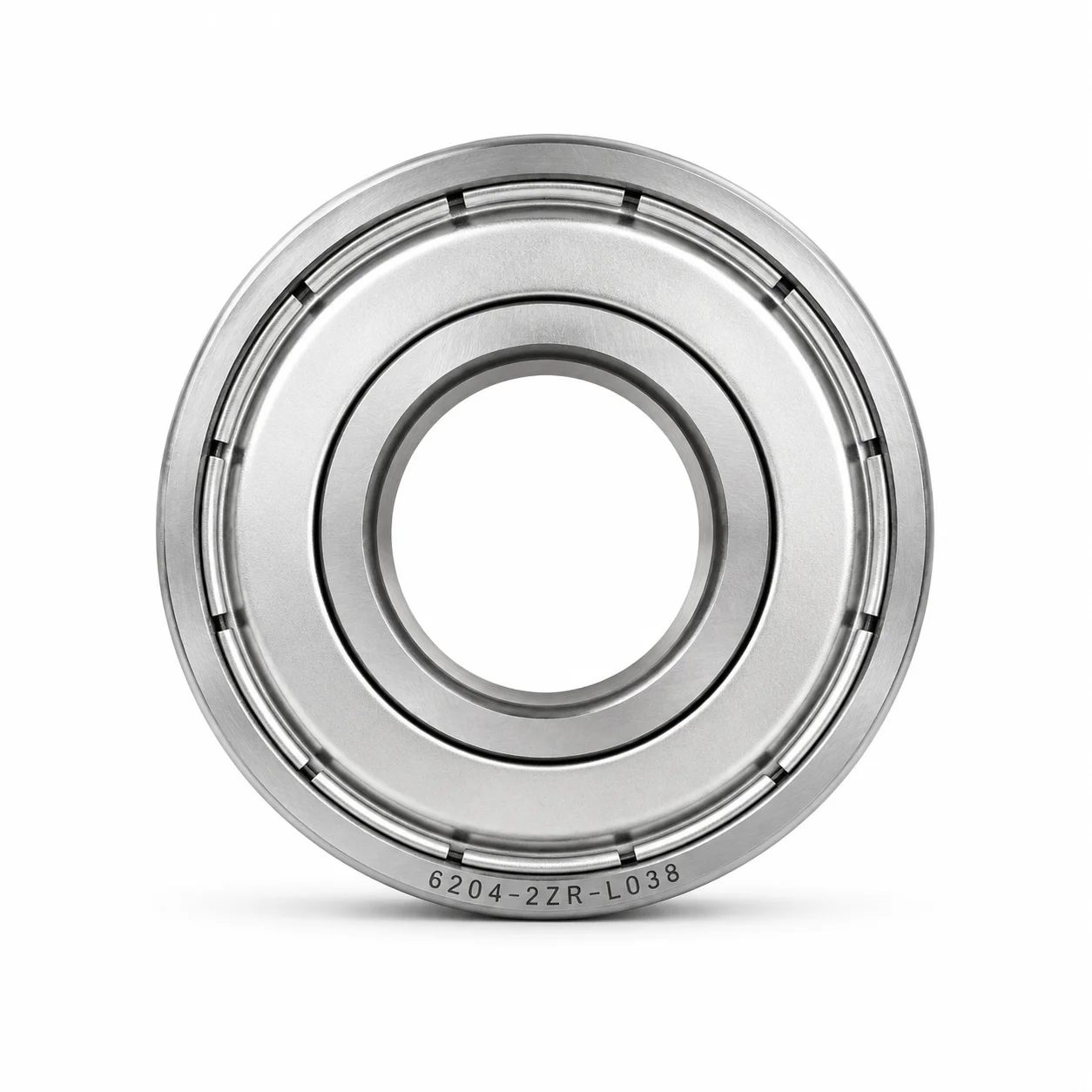 6204-2RZ-L038 Double Iron Shield Deep Groove Ball Bearing Dustproof Low Friction High Precision For Motor Scooter Agricultural M