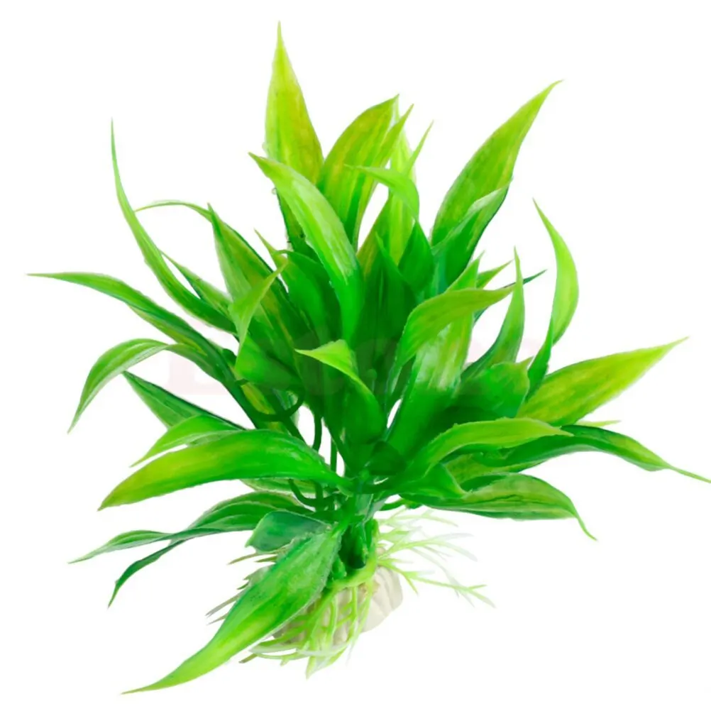 15cm Artificial Aquarium Decor Plants Water Weeds Ornament Aquatic Plant Fish Tank Grass Decoration Accessories