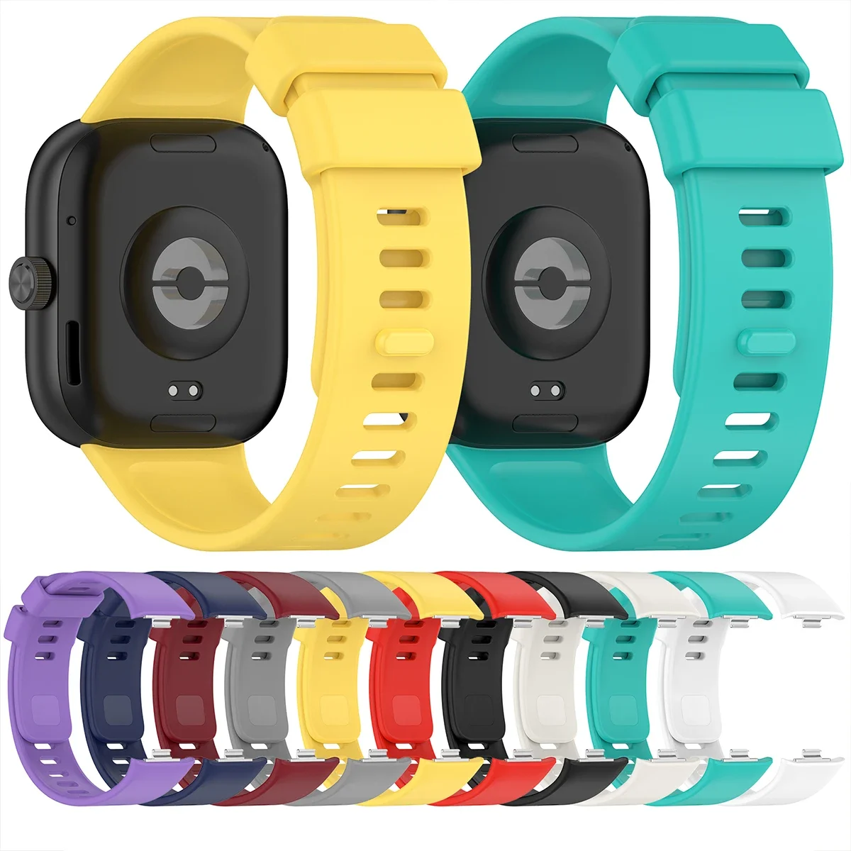 Silicone Strap For Redmi watch 6 5 4 Smart Sport  Bracelet  For Xiaomi Mi Band 8 Pro /9 Pro Correa