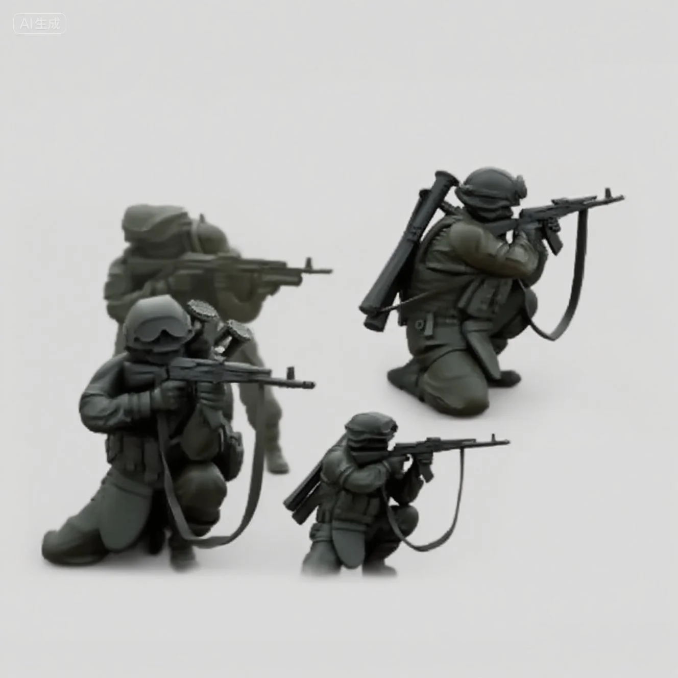 

1/35 Resin Soldier Kit (1 Soldier) self-assembly and coloring A-2092