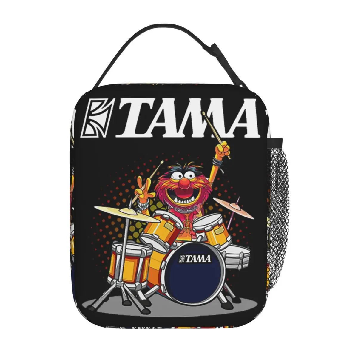 ANIMAL DRUMMER TAMA DRUMS Insulated Lunch Bag for Women Children Portable Food Boxes Thermal Lunch Box Tote