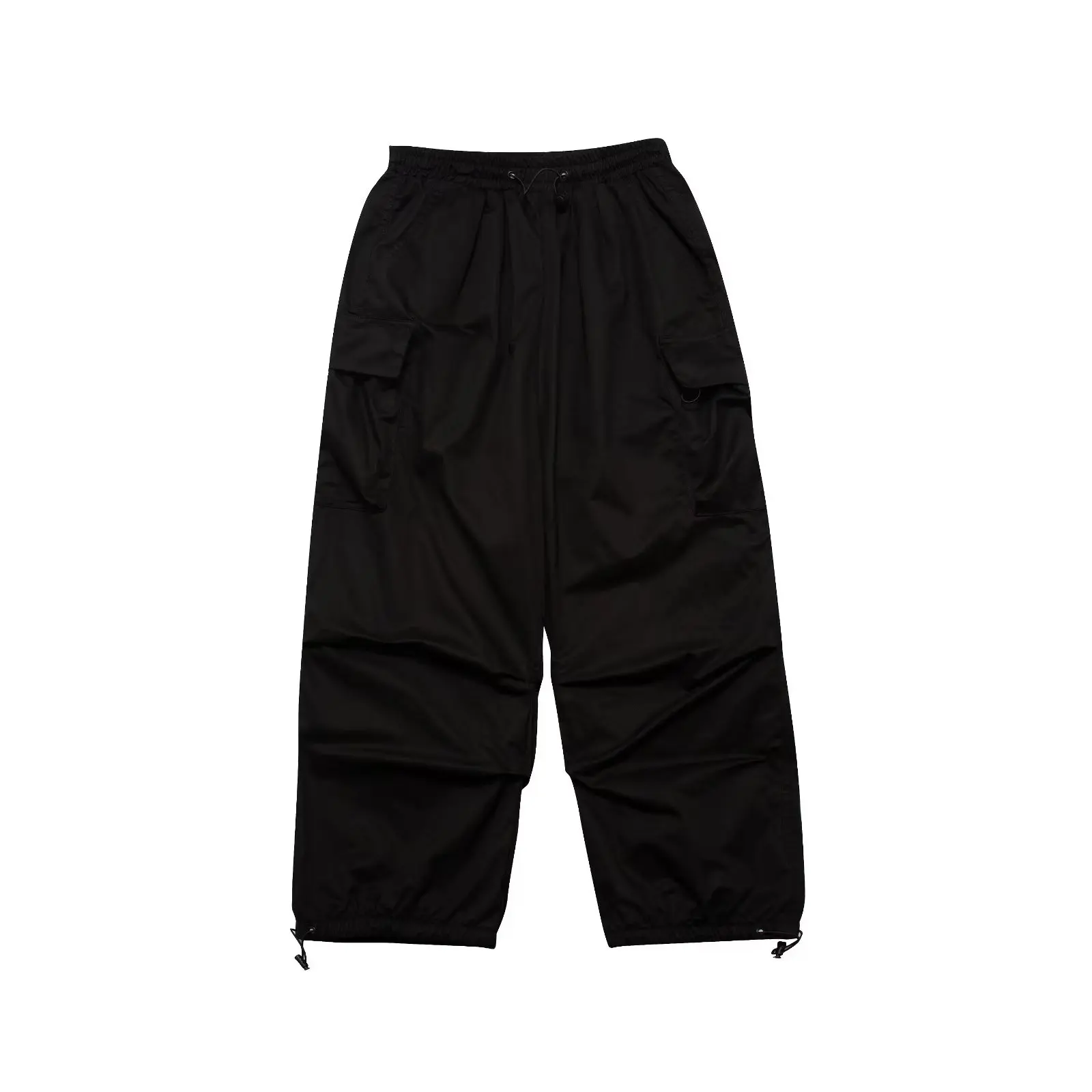 Y2K Red parachute pants Big Pockets Trousers Sweatpants High Waist Cargo Pants Tracksuits Harajuku Joggers Streetwear Pants