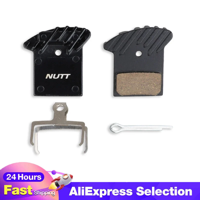 Nutt Bicycle Hydraulic Disc Brake Pad For Nutt Oil Brake Avid Bd1 Bd3 E9 Semi Metal Resin Heat Dissipation Scooter Brake Pad