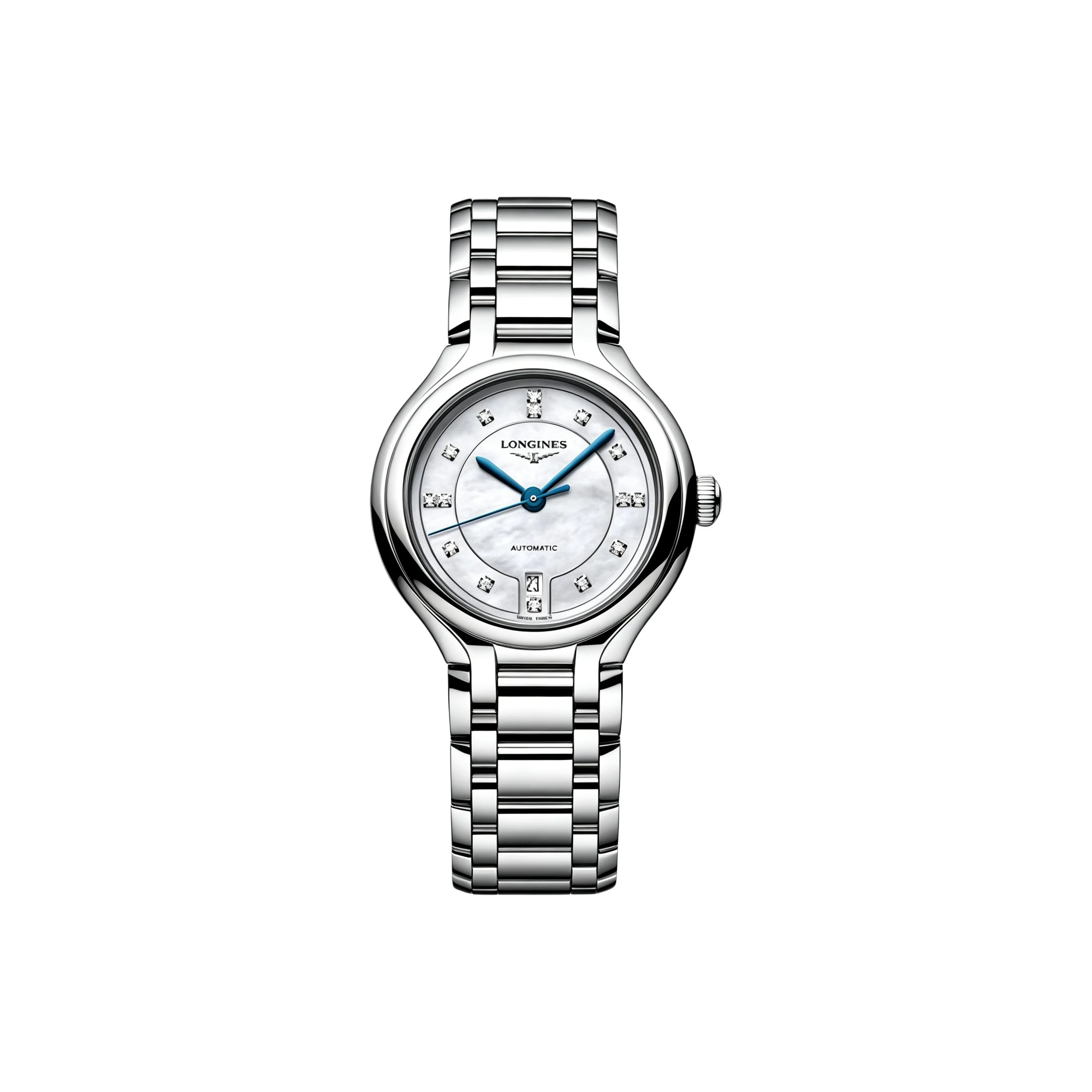LONGINES Heart Moon Collection Automatic Mechanical Movement Women's Watch 30mm White Dial L8.123.4.87.6