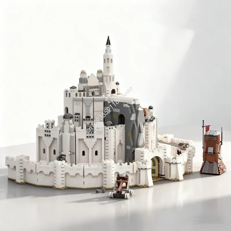 

4337pcs MOC The White City Hobbit And Lord Model Building Blocks Architecture Assemble Christmas Gifts DIY Kids Toys Birthday