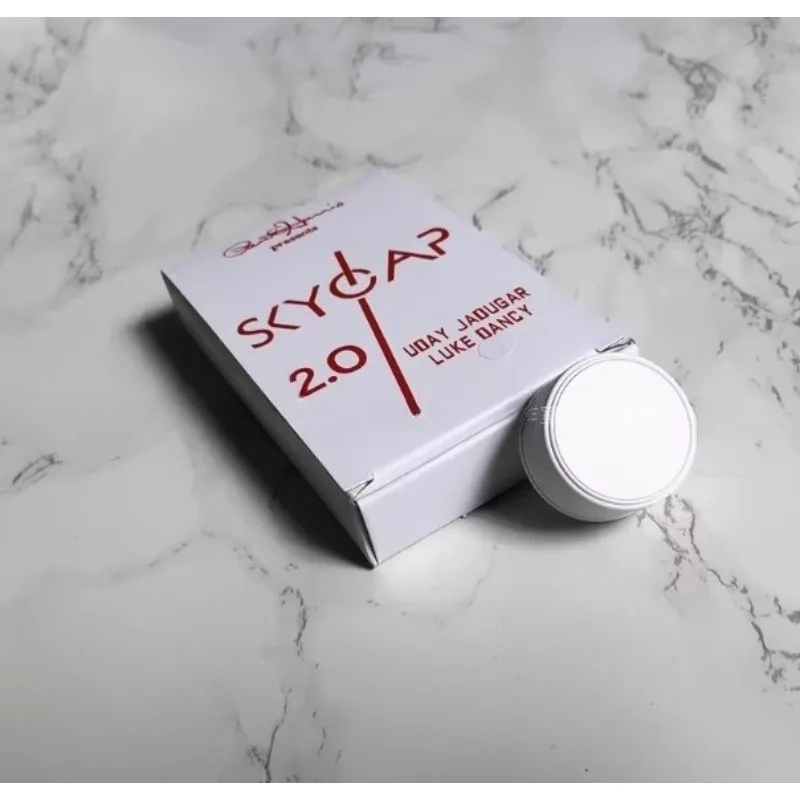 Skycap 2.0 Instant Bottle Penetration ‌Pen Gimmick Through Bottle Cap Magic Trick Reusable Close-up Illusions Street Performers