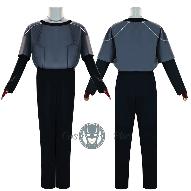 

ALIEN STAGE Till Cosplay R6 Outfit Costume Same Style Prop Round 6 Cure Grey Suit Performance Halloween Stage Party Clothes