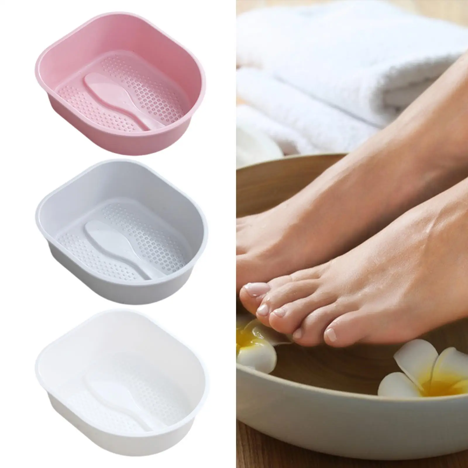 Foot Bath Tub Household Gift Massage Tub Versatile Portable Massage Bucket for Adults Dry Cracked Feet Men Pedicure Soaking Feet