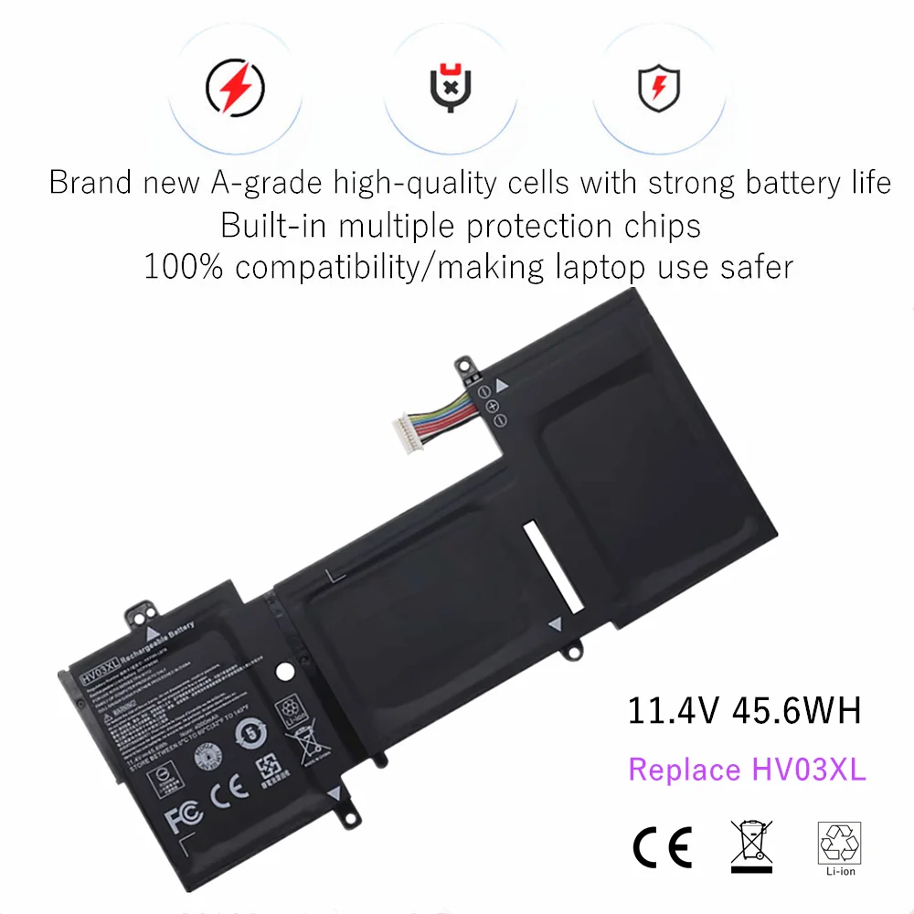 بطارية HV03XL لجهاز HP X360 310 G2 K12 HSTNN-LB7B 818418 -421 817184 -005 TPN-W112