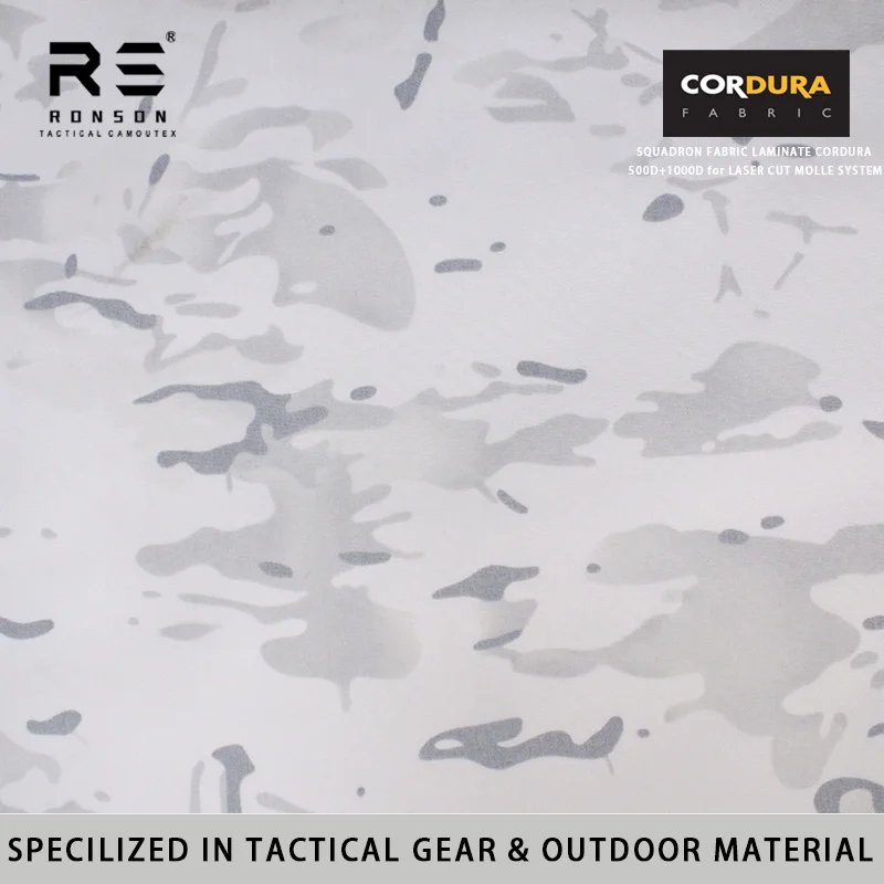 

MCAP Alphine Snow Camouflage 500D + 1050D ламинированный тактический жилет тканая нейлоновая ткань Cordura Laser Cut Molle System Сумки