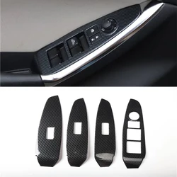 For Mazda CX-5 2013 2014 2015 Left Hand Drive Car Door Armrest Window Lift Switch Cover Trim Interior ABS Auto Styling