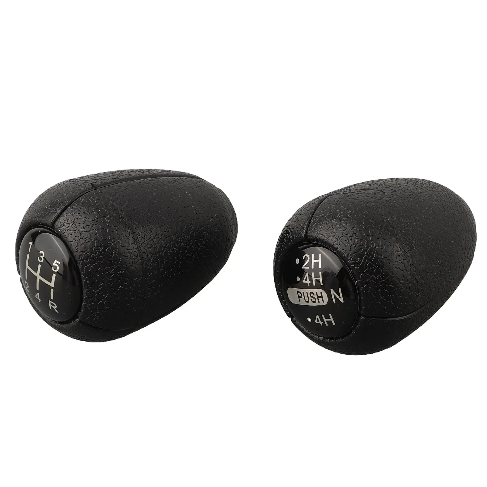 2x Manual 5-Speed Gear Shift Knob and Gaiter Set for Nissan For Patrol Y60 1987-1995 with M8xP1.25 Thread Pattern