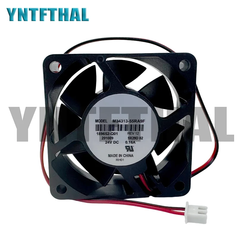 

Новый M34313-55RA3F M34313-55RA9F DC 24 В 0,16 А 60x60x25 мм 2-проводной охлаждающий вентилятор для сервера