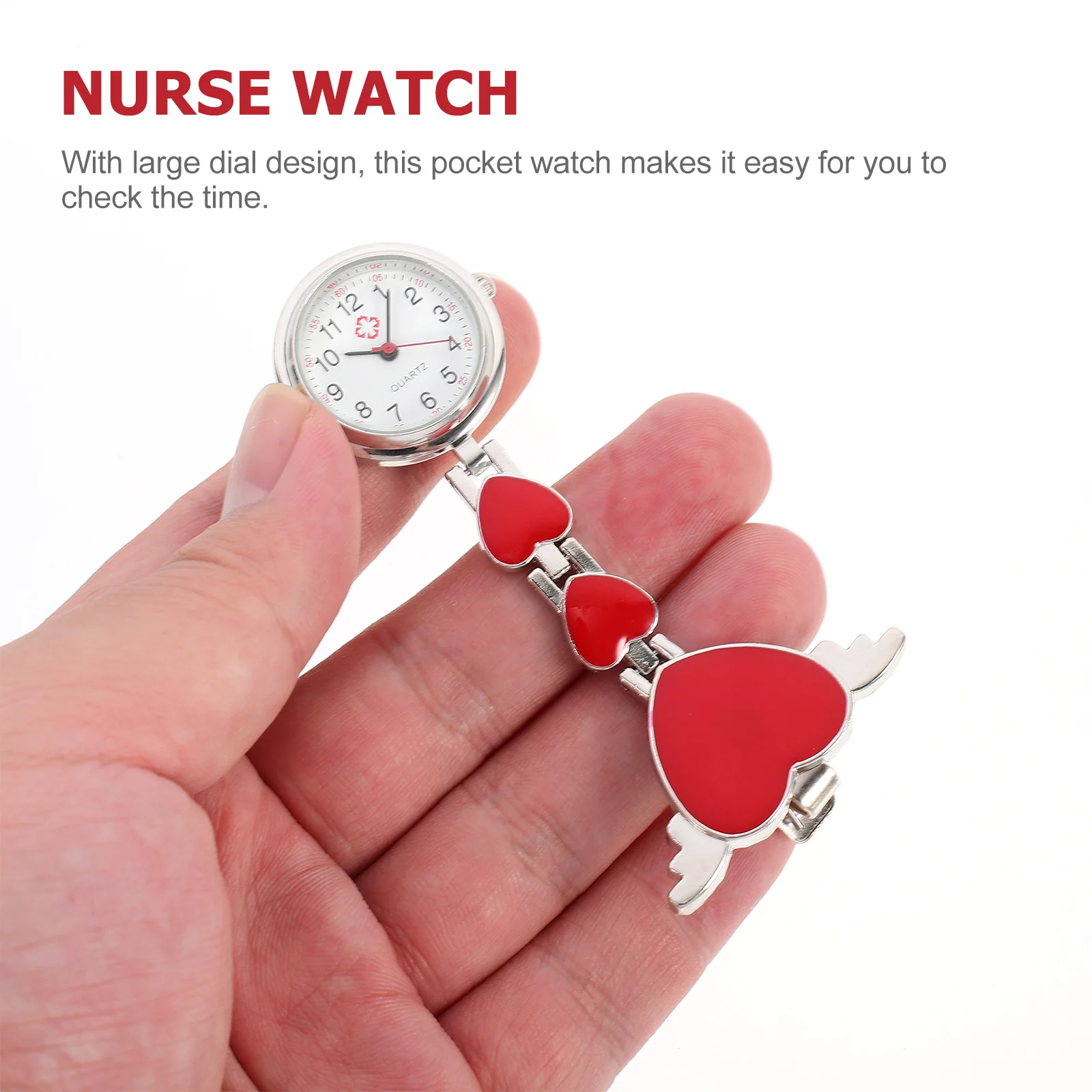 ساعة ممرضة ساحرة، ساعة جيب معلقة عصرية للأطباء والطلاب والممرضات، ساعات ممرضة سهلة الاختيار للنساء