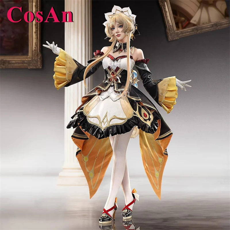 CosAn Game Genshin Impact Sandrone/Marionette Cosplay Costumes Gorgeous Elegant Combat Dress Halloween Party Role Play Clothing