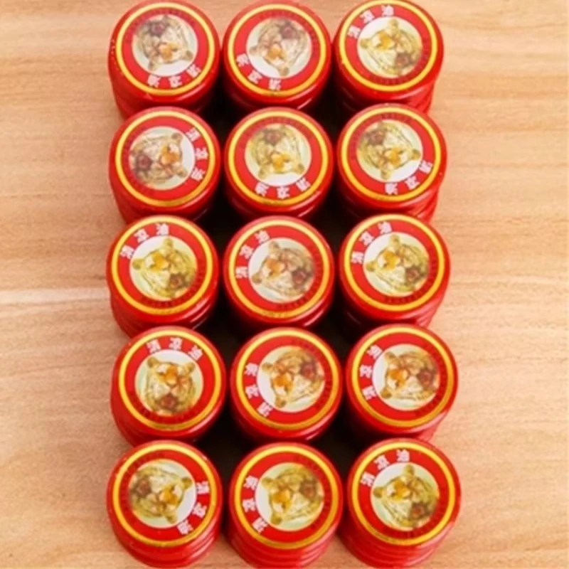 10-60 قطعة بلسم النمر زيت منعش الألم الطبيعي الطبية تخفيف الصداع الدوخة آلام الروماتيزم البطن زيت Fengyoujing