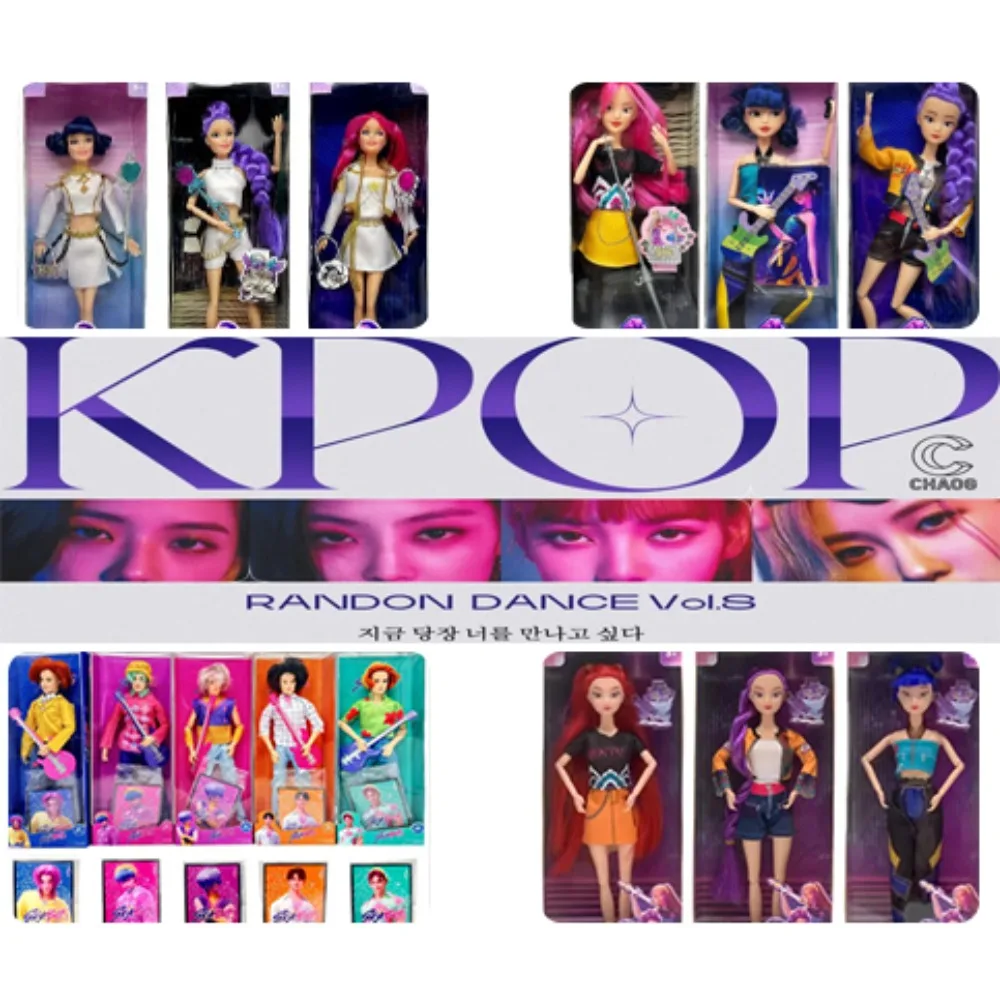 

、 NEW Doll Toys Kpop Demon Hunters Action Figure Toy Rumi Mira Zoey Beautiful Princess Baby Girl Dolls Plastic DIY Toy for Girls