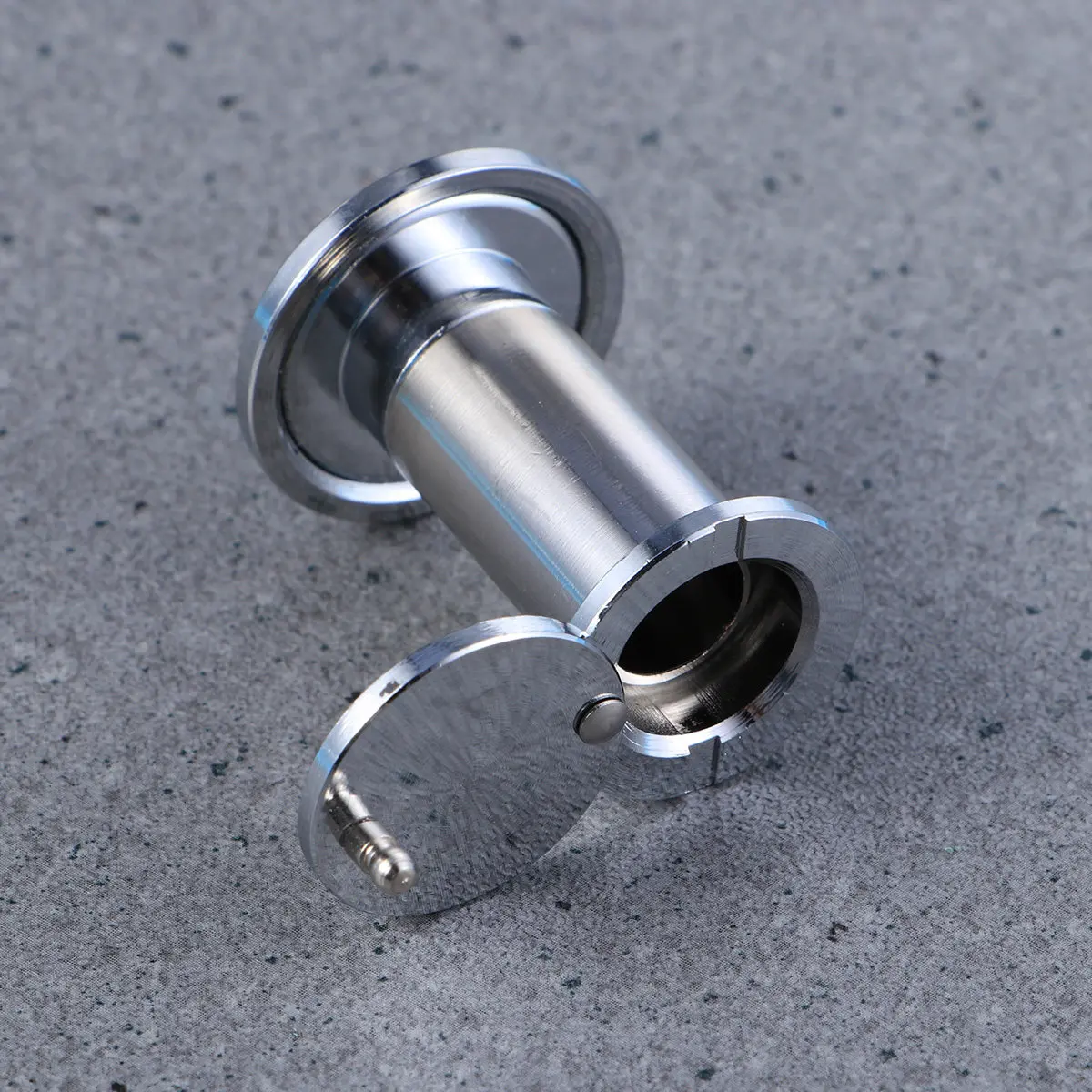 Zinc Alloy Door Viewer Silver Security Peephole Easy Operation Door Hole Pinhole for Home Office Hotel Security Peep Hole