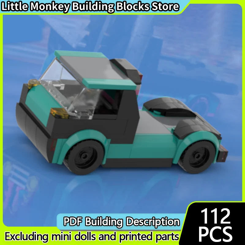 

Speed Racing Car Model MOC Building Bricks Classic Transport Truck Modular Technology Children Holiday Gifts Assemble Toys Suit