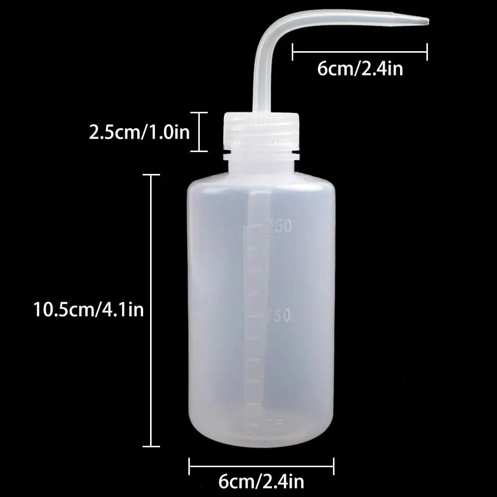 500/250ml Tattoo Spray Bottle Plastic Safety Wash Bottles Lab Tattoo Squeeze Bottle Cleaning Measuring Bottle Tattoo Accessories