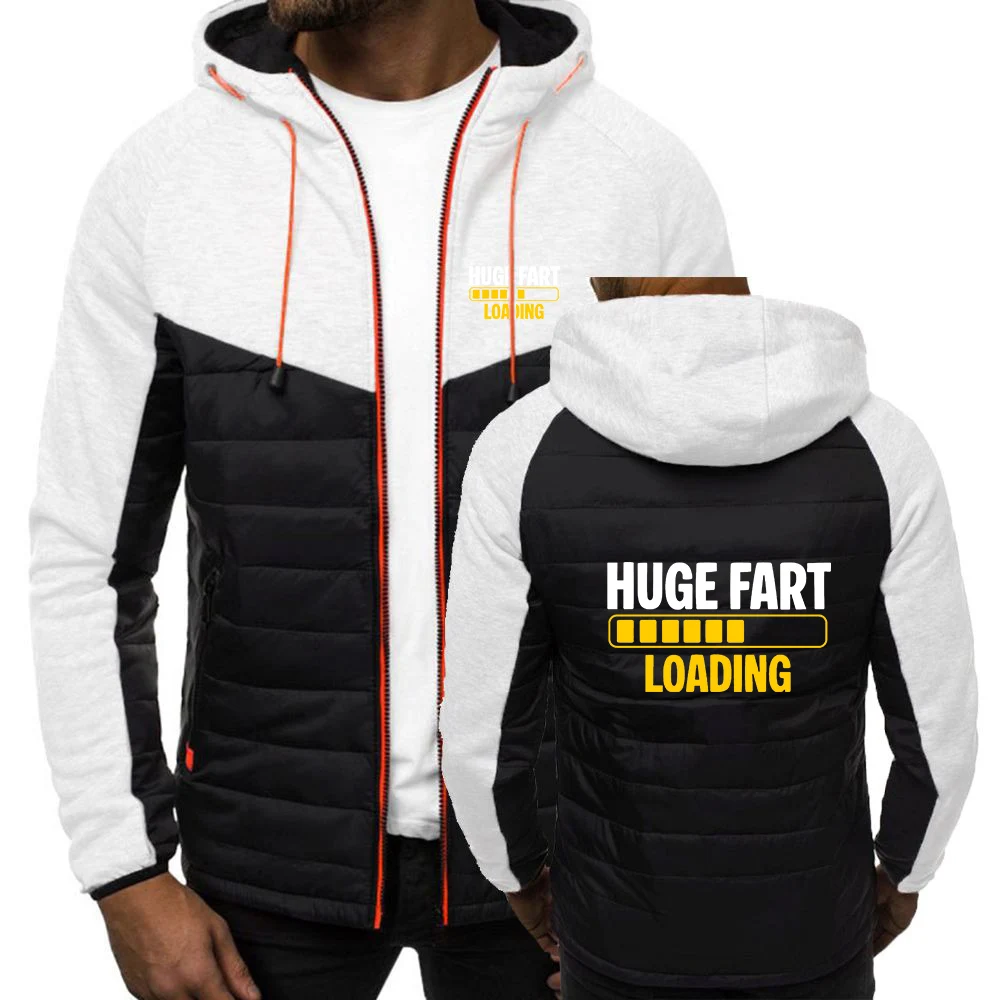 Huge Fart Loading Logo Print 2026 New Style High-end Luxury Coat Spring Autumn Men's Windproof Mountaineering Clothing Jacket
