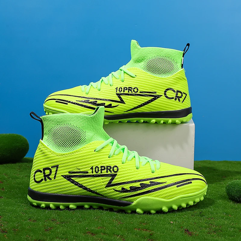 

Новые профессиональные футбольные бутсы для детей и мужчин, для игры в зале и на траве, оригинальные, для тренировок, TF Society Cleats, быстрые