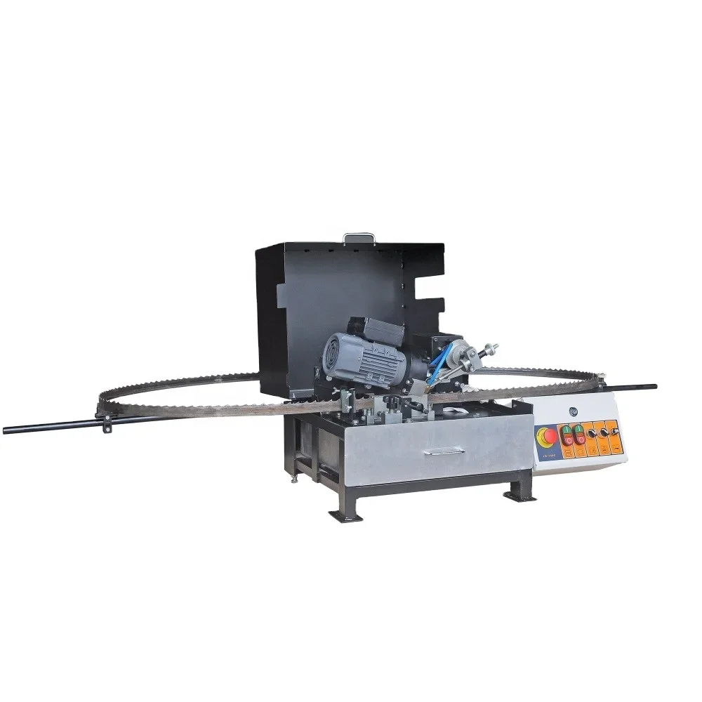 Fully automatic band saw machine with diamond grinding wheel