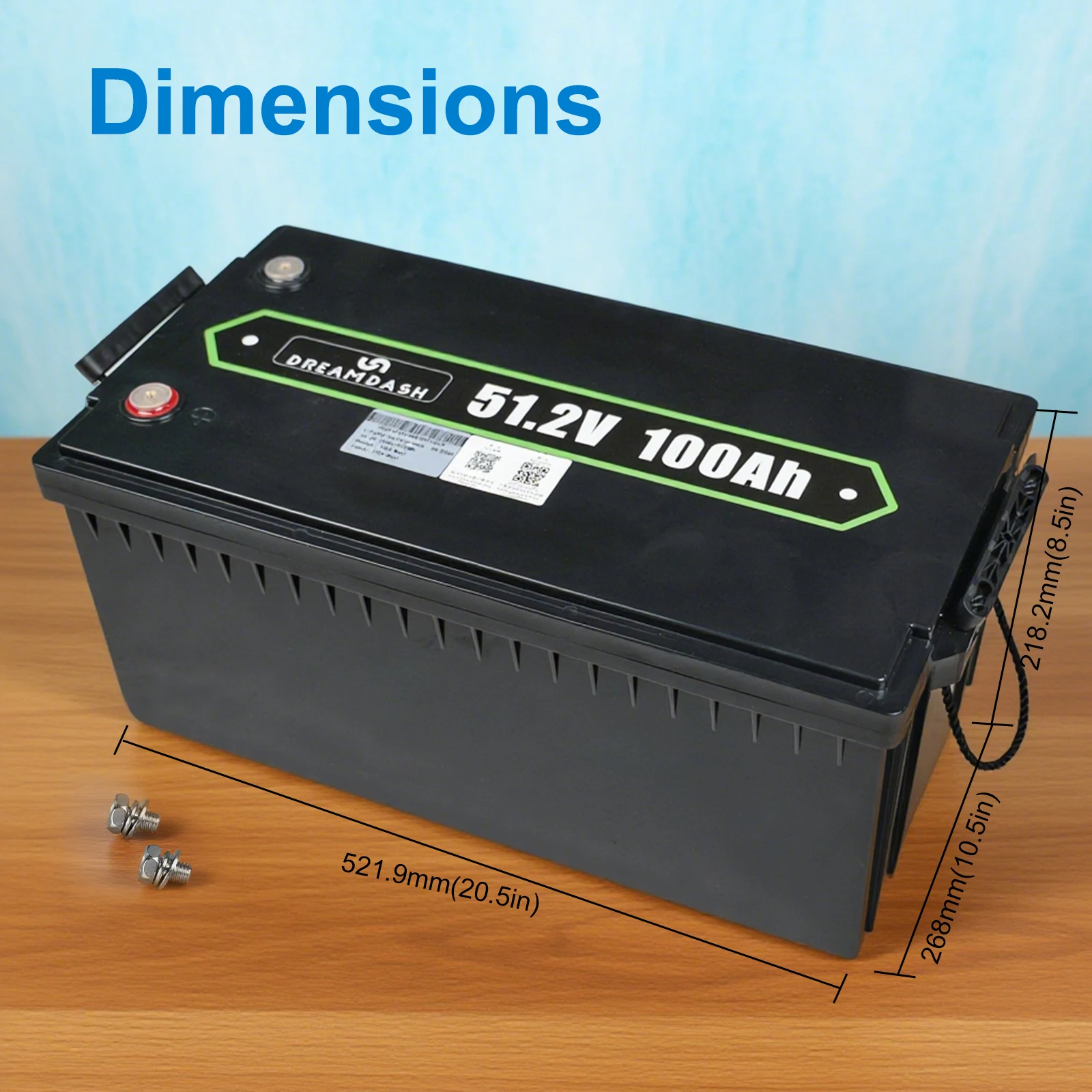 51.2V 100Ah Lifepo4…