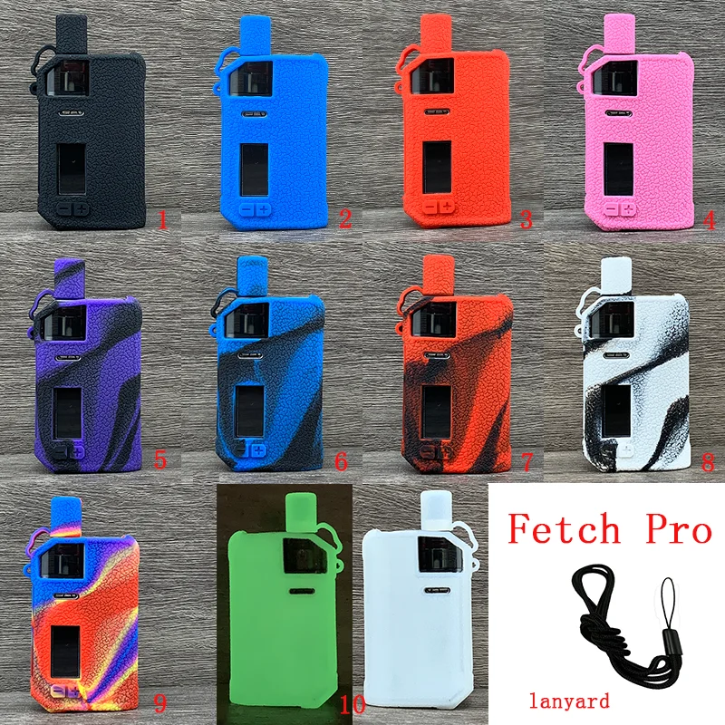 Étui de protection en silicone souple pour fetch pro uniquement, 1 pièce, avec manchon en caoutchouc