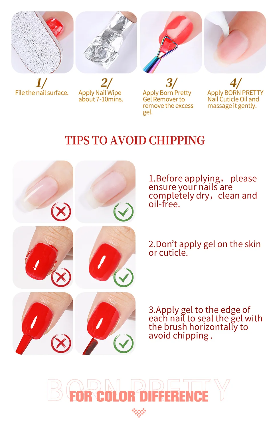 BORN PRETTY 1/2 Stück 8 ml 5D-Bildhauergel mit festem Spiegelpulver, DIY-Nagelprägegel zum Malen, Schnitzen von Nägeln – Detail 9