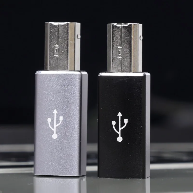 2/1 шт. адаптеры USB C «мама» на USB B «папа» для контроллера сканера и принтера, конвертер типа C на разъемы для передачи данных MIDI
