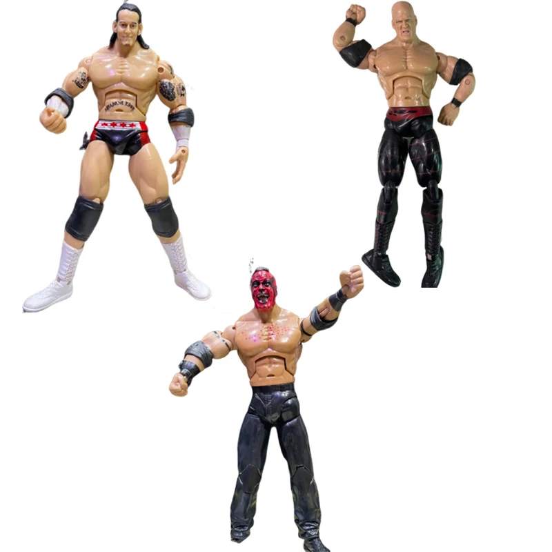 WE WRESTLERS Undertaker John Cena Batista Articulated Action Figures Ring Match Vintage Collectible Edition Bestseller Gift