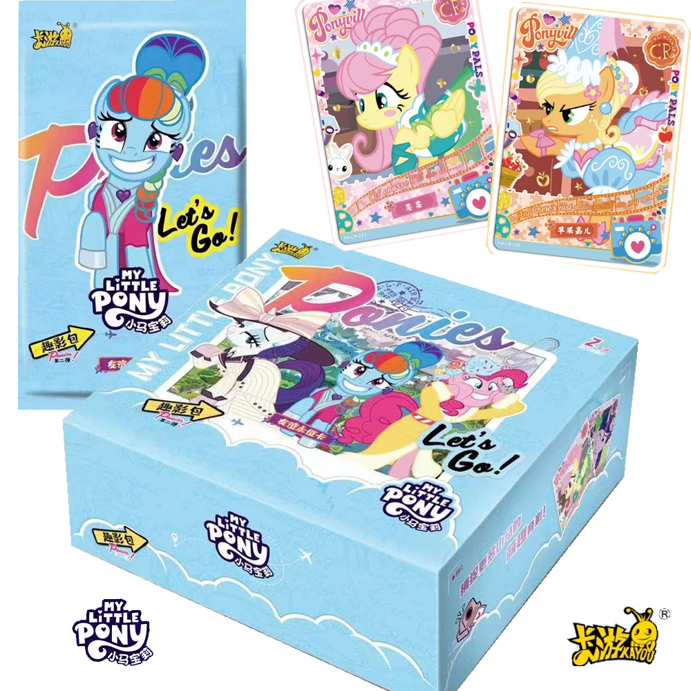 

Wholesale My Little Pony Collection Cards for Children Family Entertainment Limited Fantasy Rainbow Cards Toys Birthday Gifts