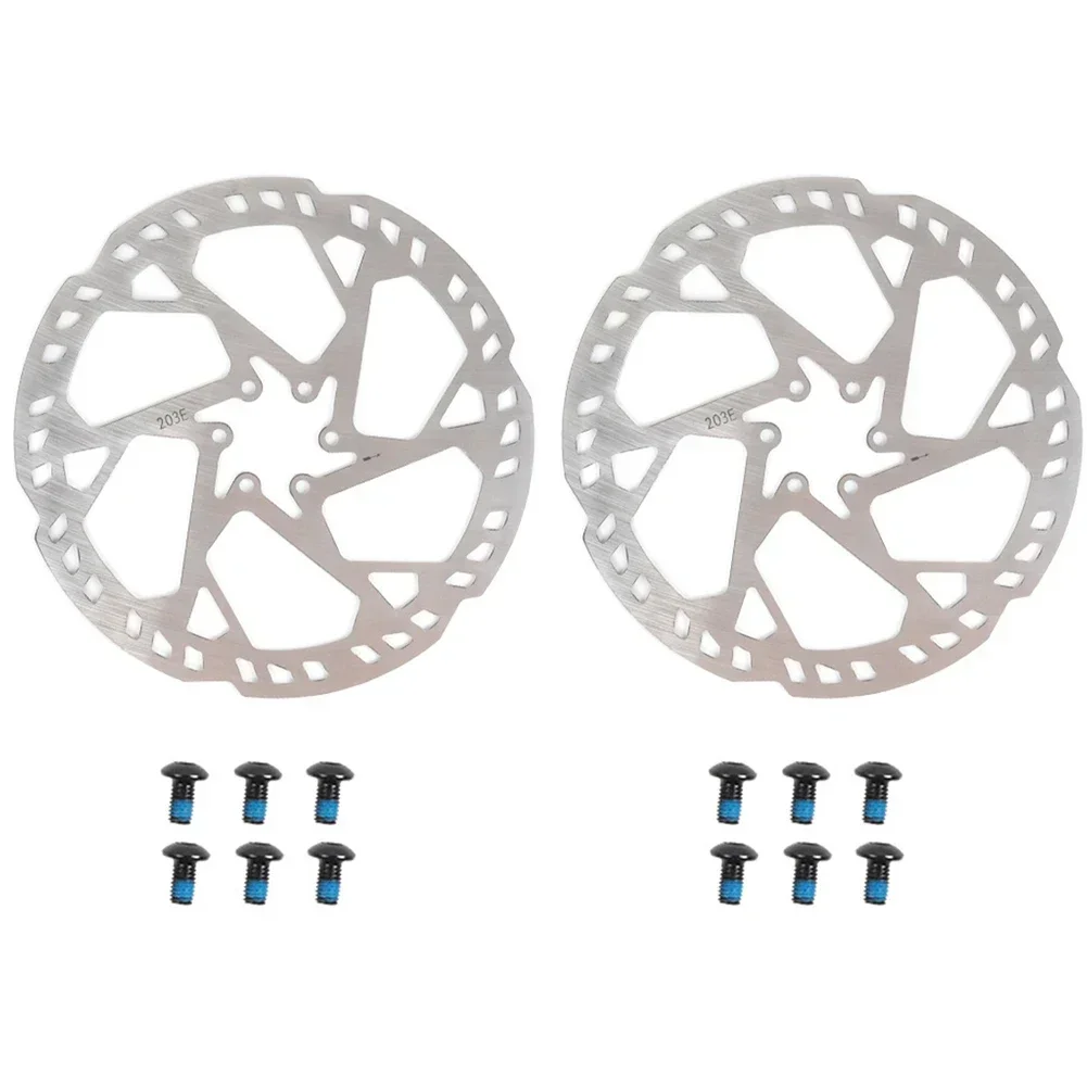 2PC Electric Bike Brake Discs Bicycle Brake 140mm/160mm/180mm/203mm Disc 2.3MM Thickness Brake Discs