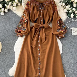 7 principais vendas saia linho bordada - №1