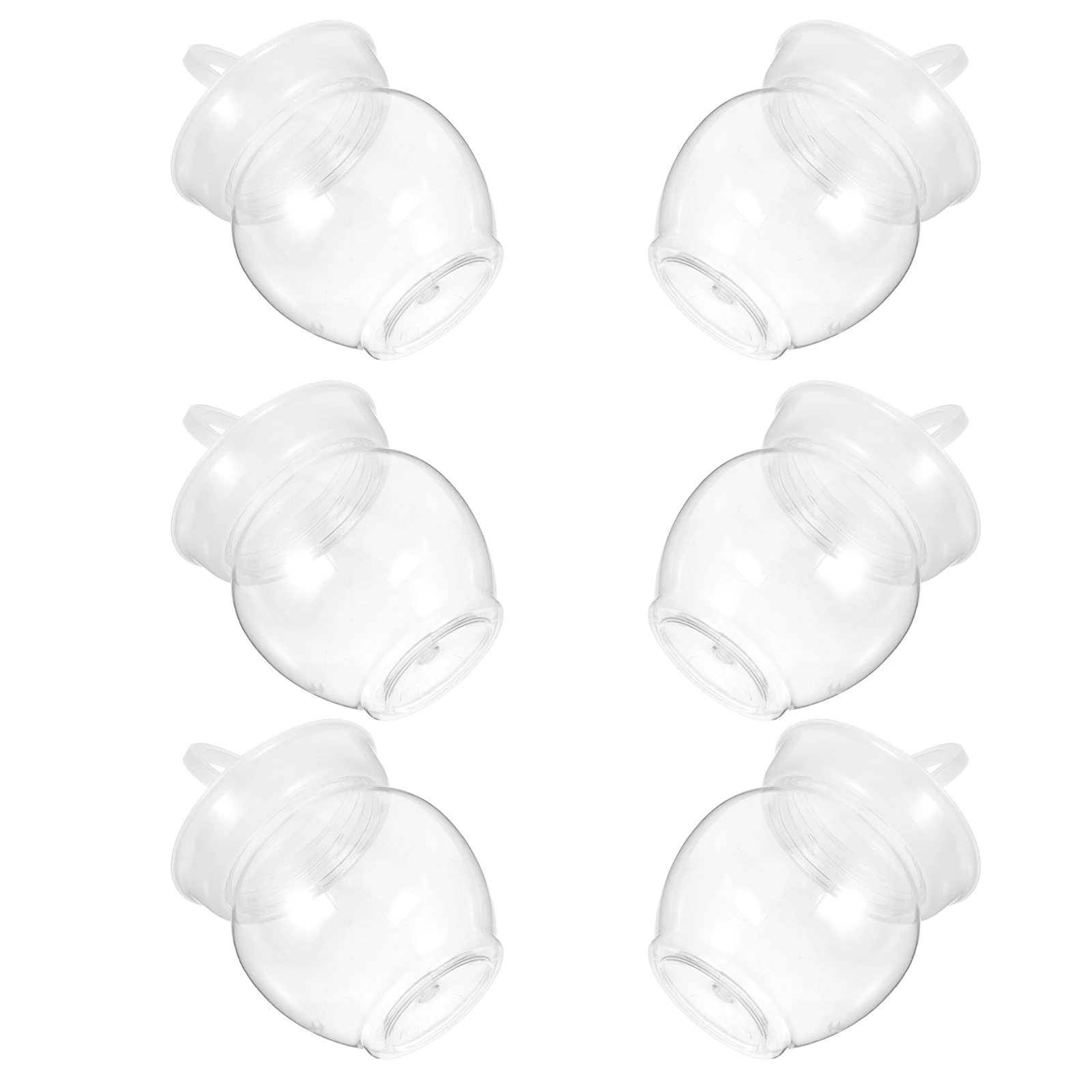 

6pcs Clear Airtight Fermenting Jar For Pickle Kimchi Vegetable Storage Sealed Design Preserving Container Household Food Storage