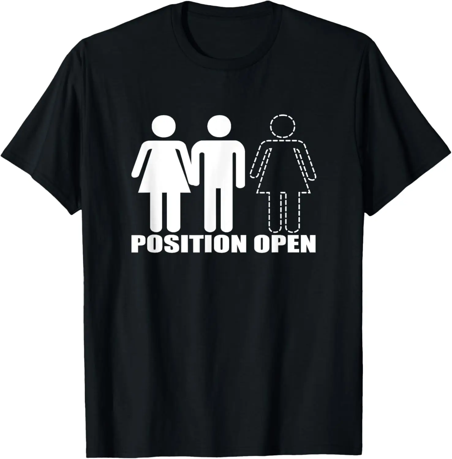 Position open - Female Male Female - Swingers T-Shirt