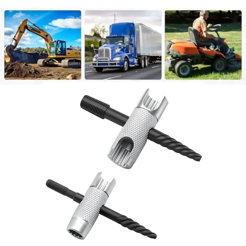 

2 Pack Grease Fitting Installation Tool 4in1 for Hexagonal 38 516 716 Compatible with SAE NPT PTF and Metric Sizes