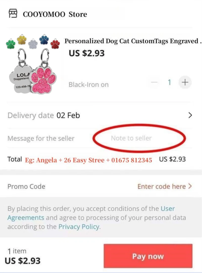 Stainless Steel Engraved Pet Name Collar Pendant ID Tags Personalized Anti-lost Engraved Diamond Pendant Necklace For Cat Dog ID