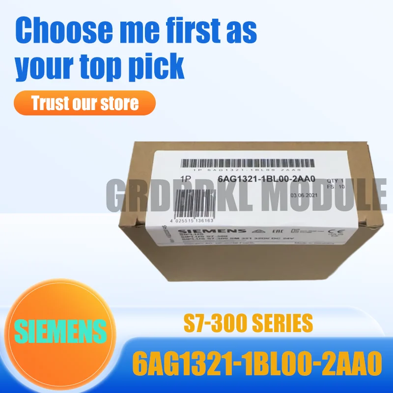 

Новый оригинальный цифровой модуль ввода SIEMENS 6AG1321-1BL00-2AA0 6AG1 321-1BL00-2AA0 S7-300