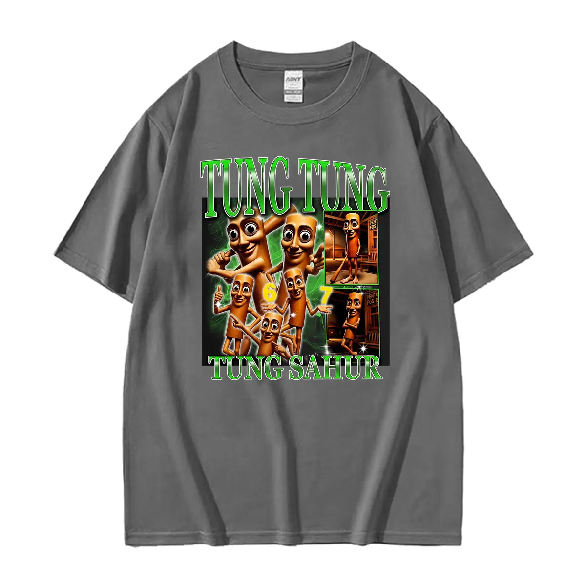 Tung Tung Tung Sahur Crocodile Bomber Brainrot Funny Meme T-shirt Men Women Harajuku Summer T Shirts Casual Short Sleeve T Shirt