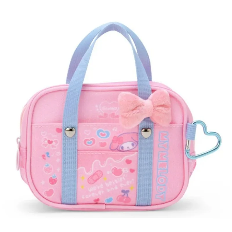 Sweet Hello Kitty Cinnamoroll Kawaii Sanrio Anime Handbag Cute Fashion My Melody Kuromi Makeup Storage Bag Gifts for Girls