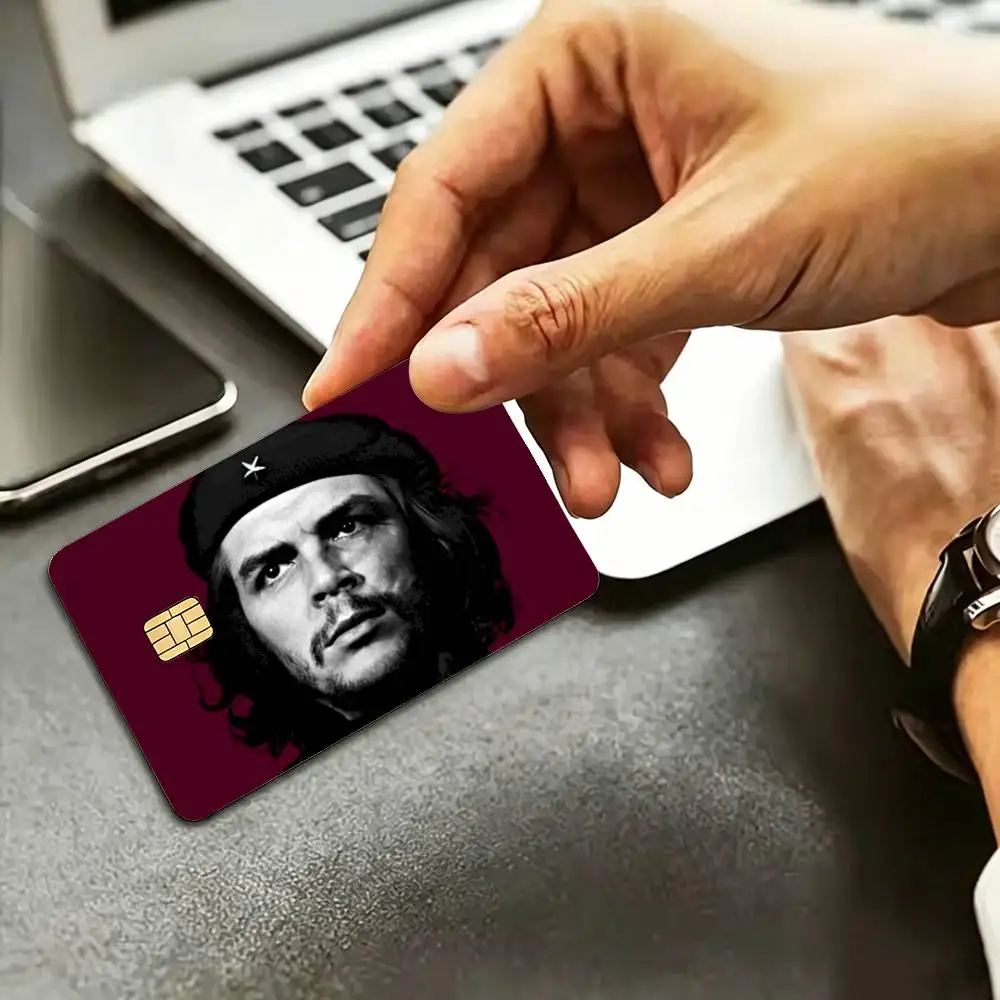 C-Che G-Guevara Freedom HD Credit Card Stickers Game Card Decal Small Chip Waterproof Sticker Gift Decor