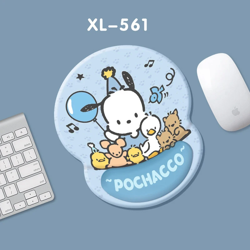 Bonito dos desenhos animados mouse pad material de silicone decoração desktop macio pulso mousepad jogos computador acessórios mesa presente para crianças